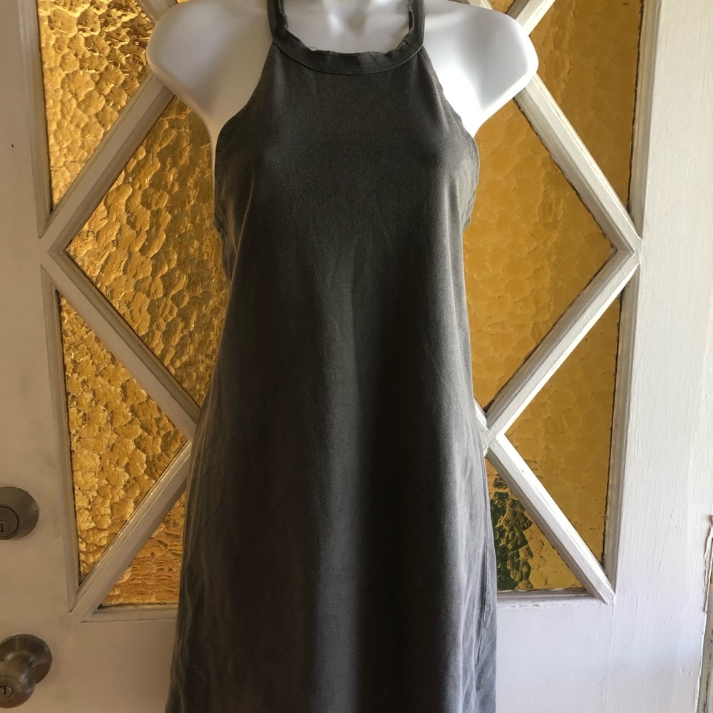 Signorelli gray tank dress
